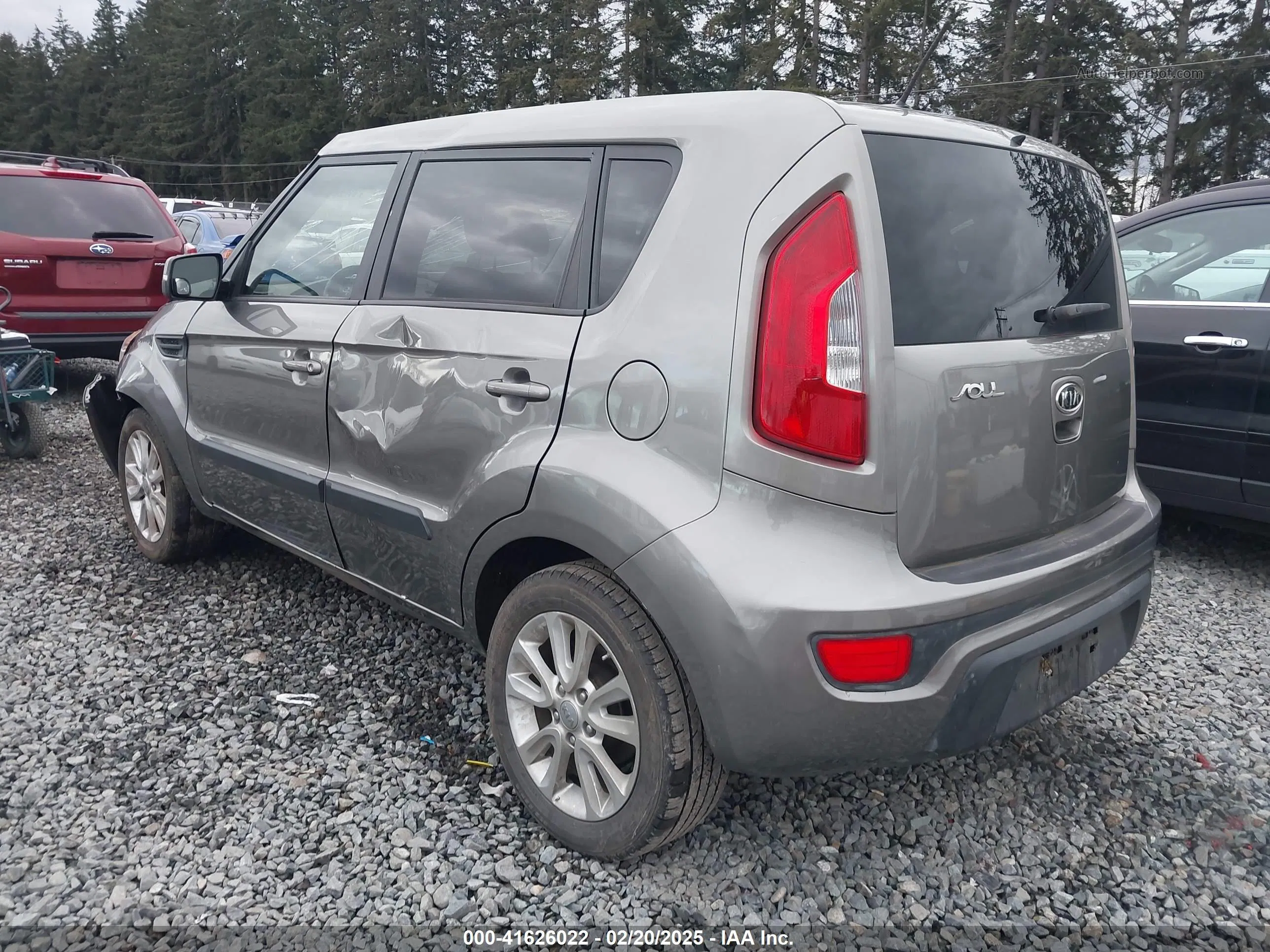 2012 Kia Soul + Серый vin: KNDJT2A61C7464209