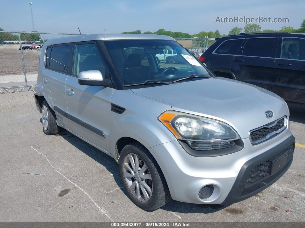 2012 Kia Soul + Silver vin: KNDJT2A61C7473489
