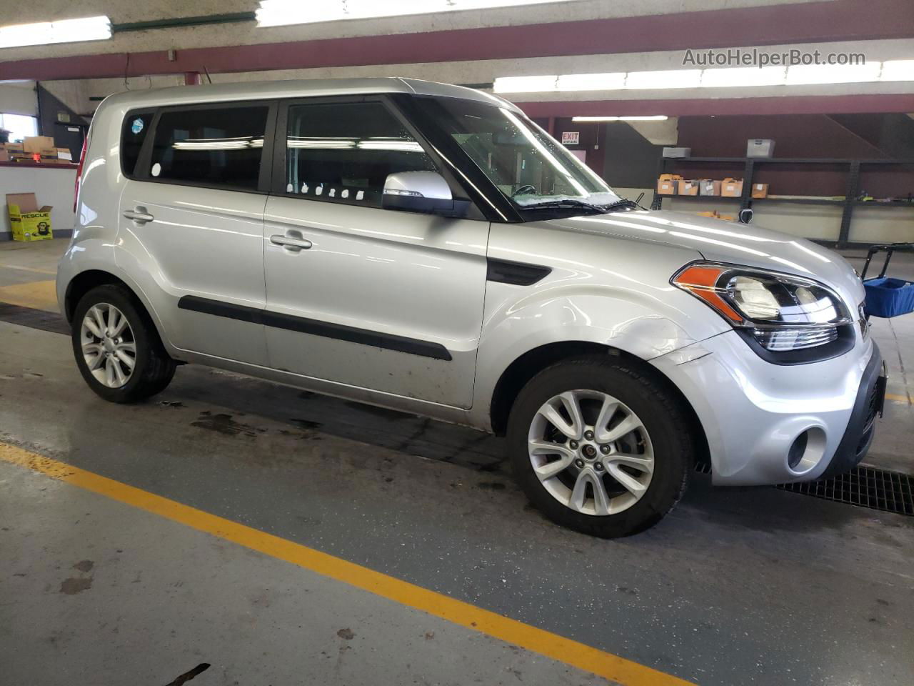 2013 Kia Soul + Silver vin: KNDJT2A61D7484445