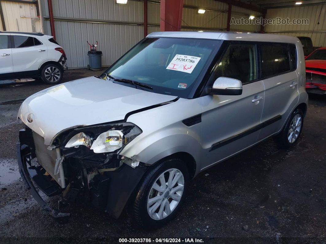 2013 Kia Soul + Silver vin: KNDJT2A61D7502510