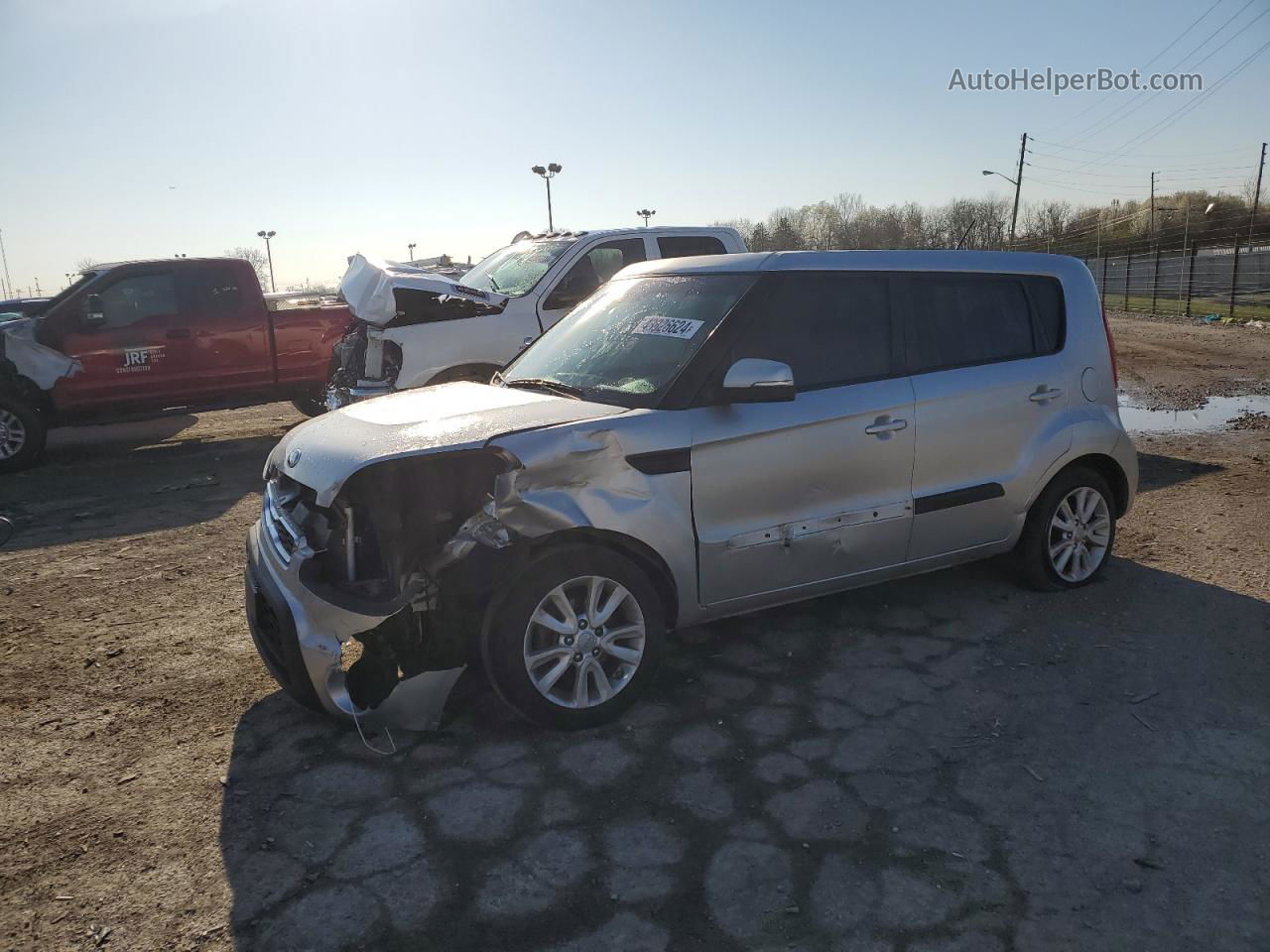 2013 Kia Soul + Gray vin: KNDJT2A61D7504564