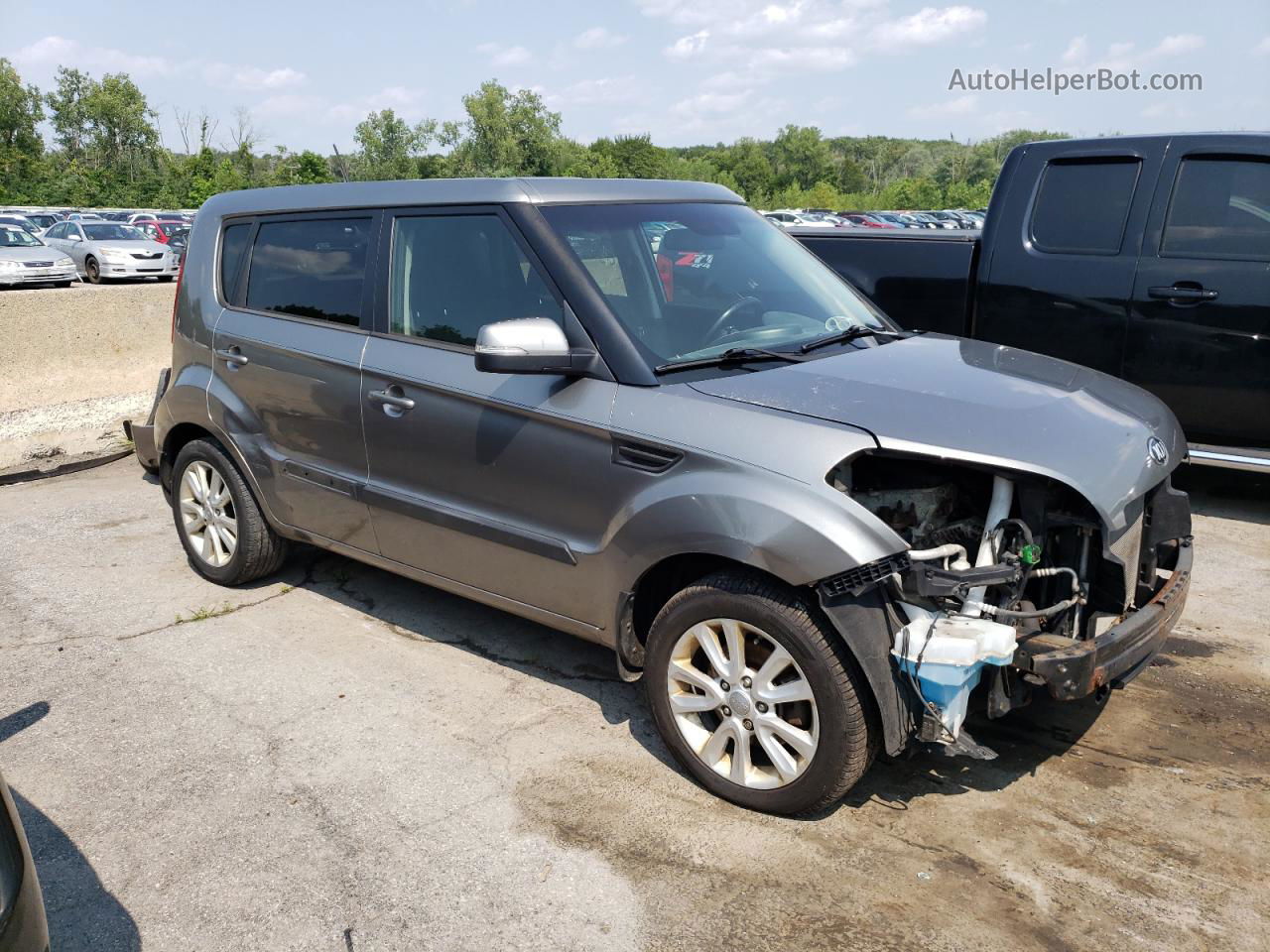 2013 Kia Soul + Серый vin: KNDJT2A61D7617480