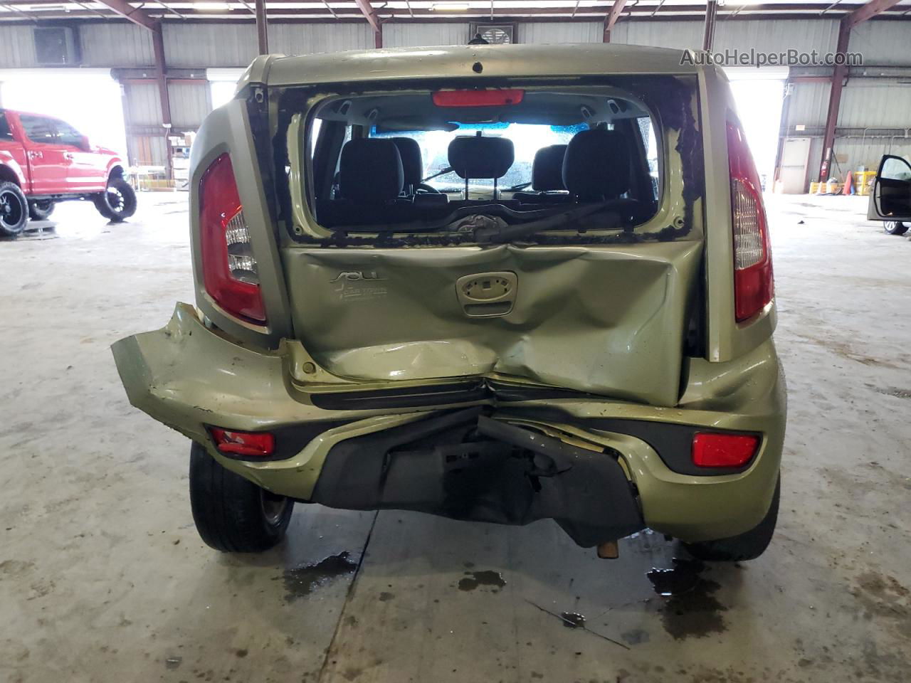 2012 Kia Soul + Green vin: KNDJT2A62C7405587
