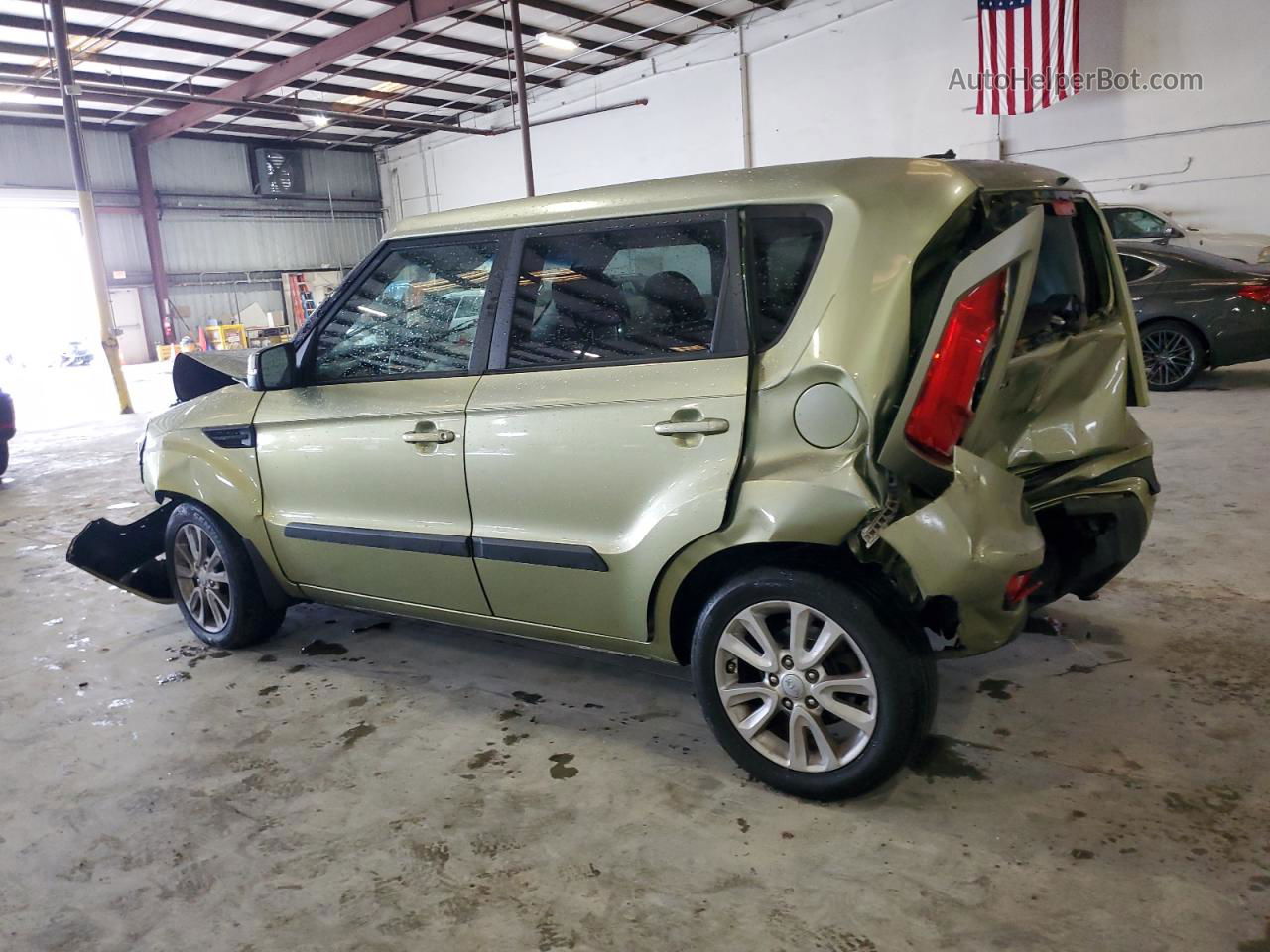 2012 Kia Soul + Green vin: KNDJT2A62C7405587