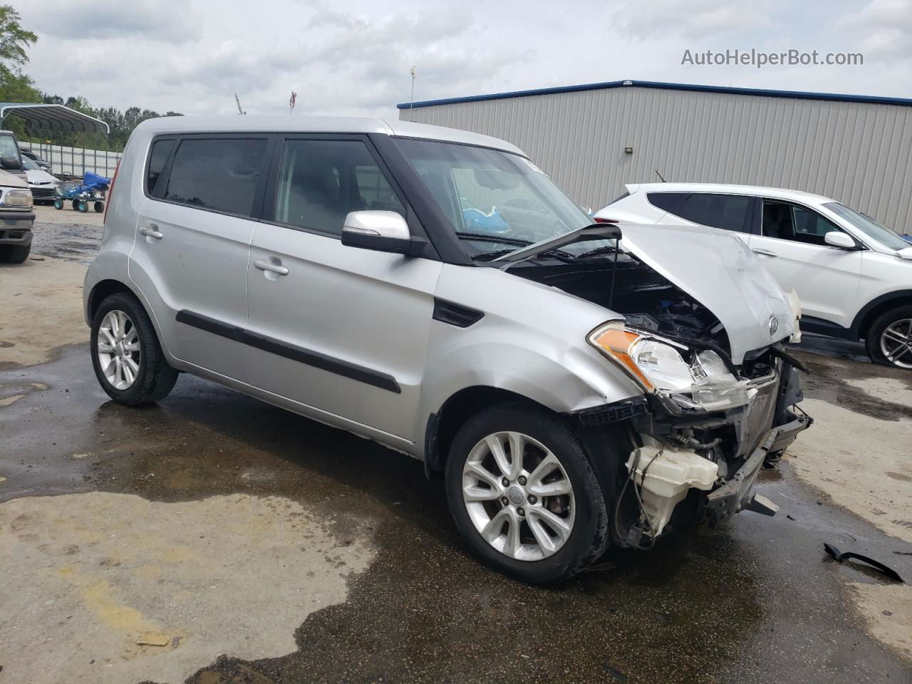 2012 Kia Soul + Silver vin: KNDJT2A62C7432949