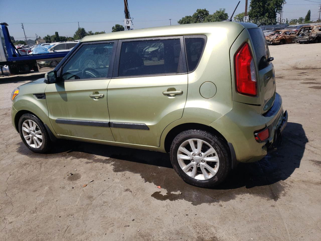 2012 Kia Soul + Зеленый vin: KNDJT2A62C7454336