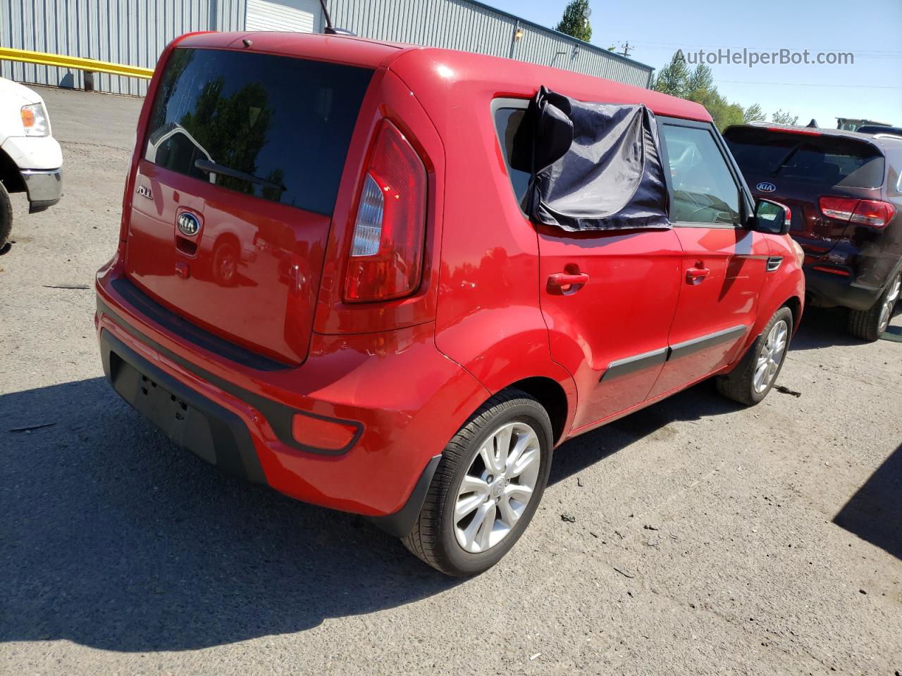 2013 Kia Soul + Красный vin: KNDJT2A62D7528484