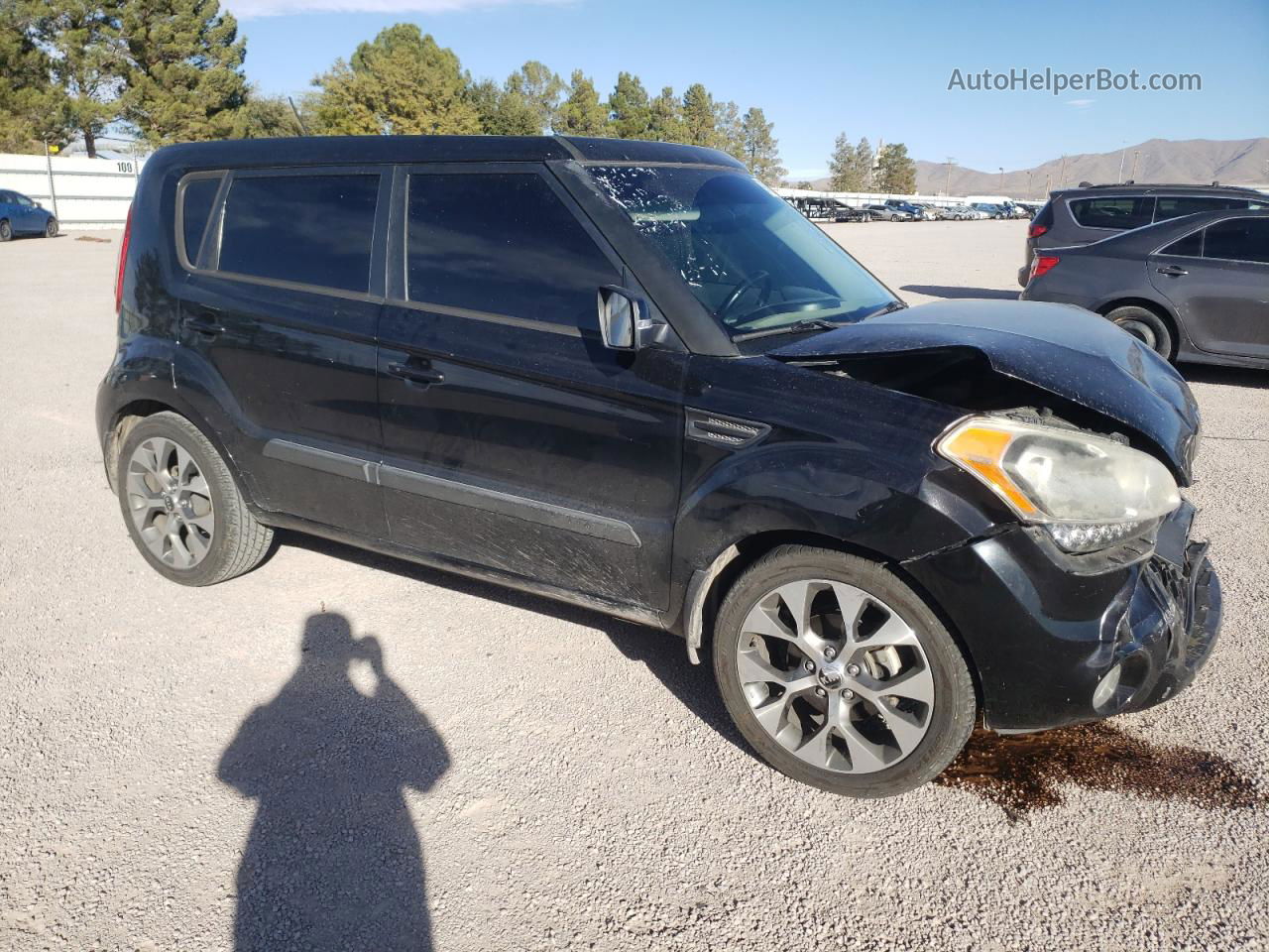 2013 Kia Soul + Черный vin: KNDJT2A62D7607895