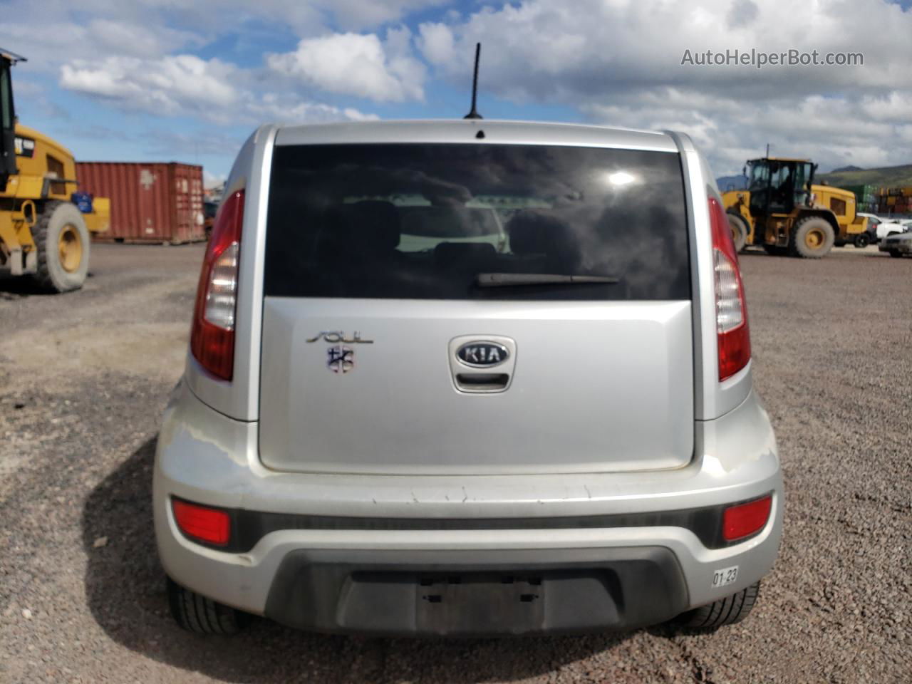 2012 Kia Soul + Серебряный vin: KNDJT2A63C7405582