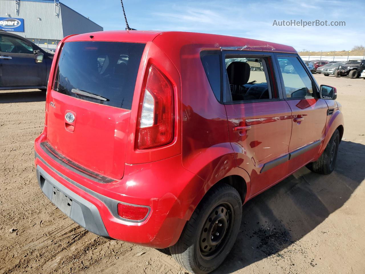 2012 Kia Soul + Красный vin: KNDJT2A63C7442390