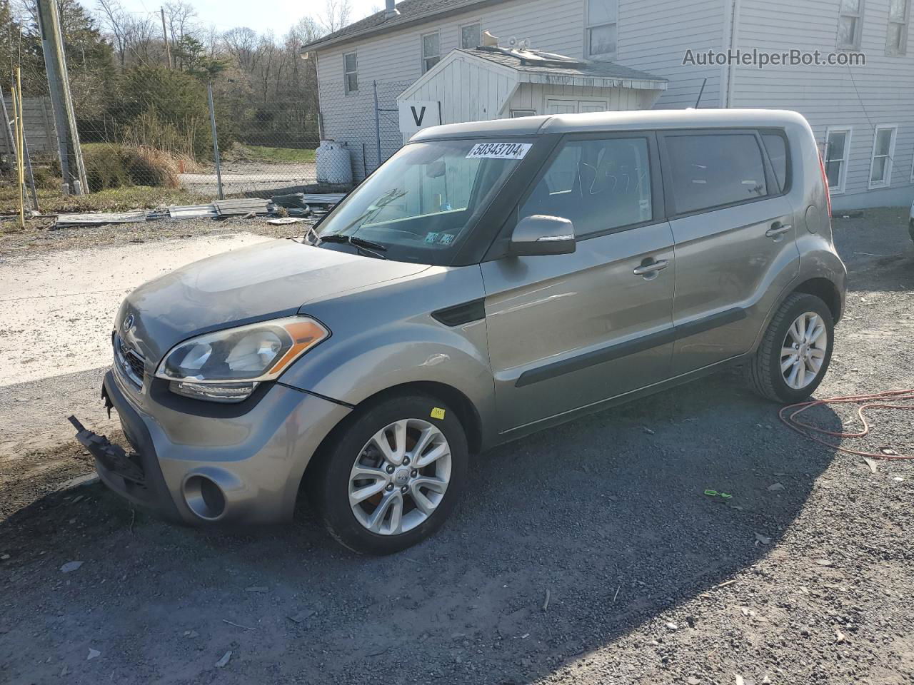 2013 Kia Soul + Gray vin: KNDJT2A63D7501987