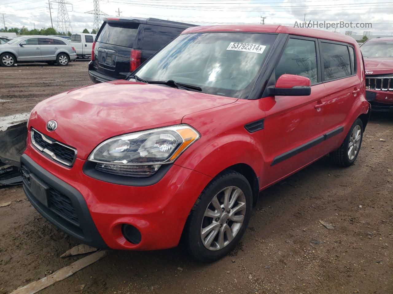 2013 Kia Soul + Red vin: KNDJT2A63D7548551