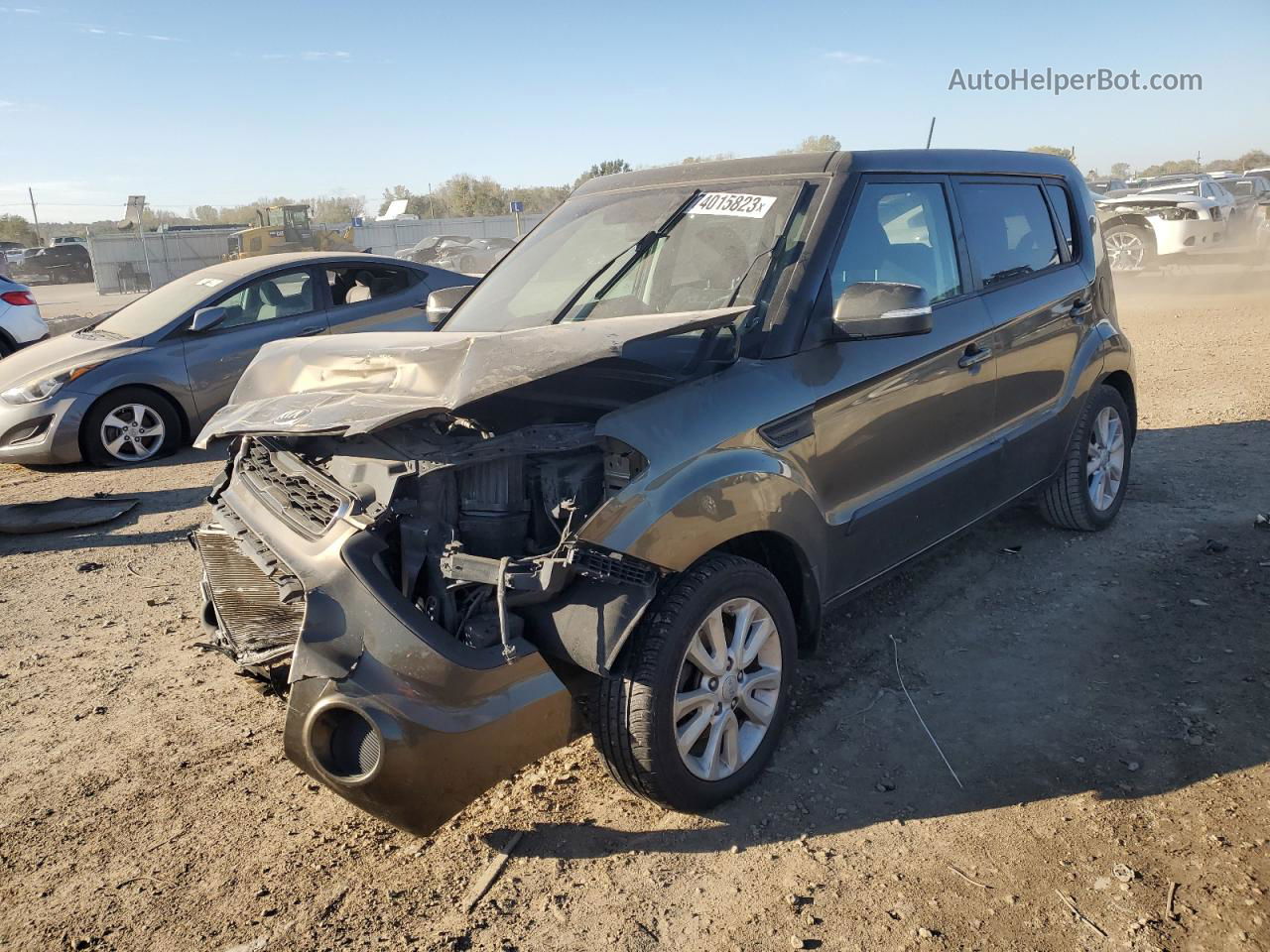 2013 Kia Soul + Зеленый vin: KNDJT2A63D7553975