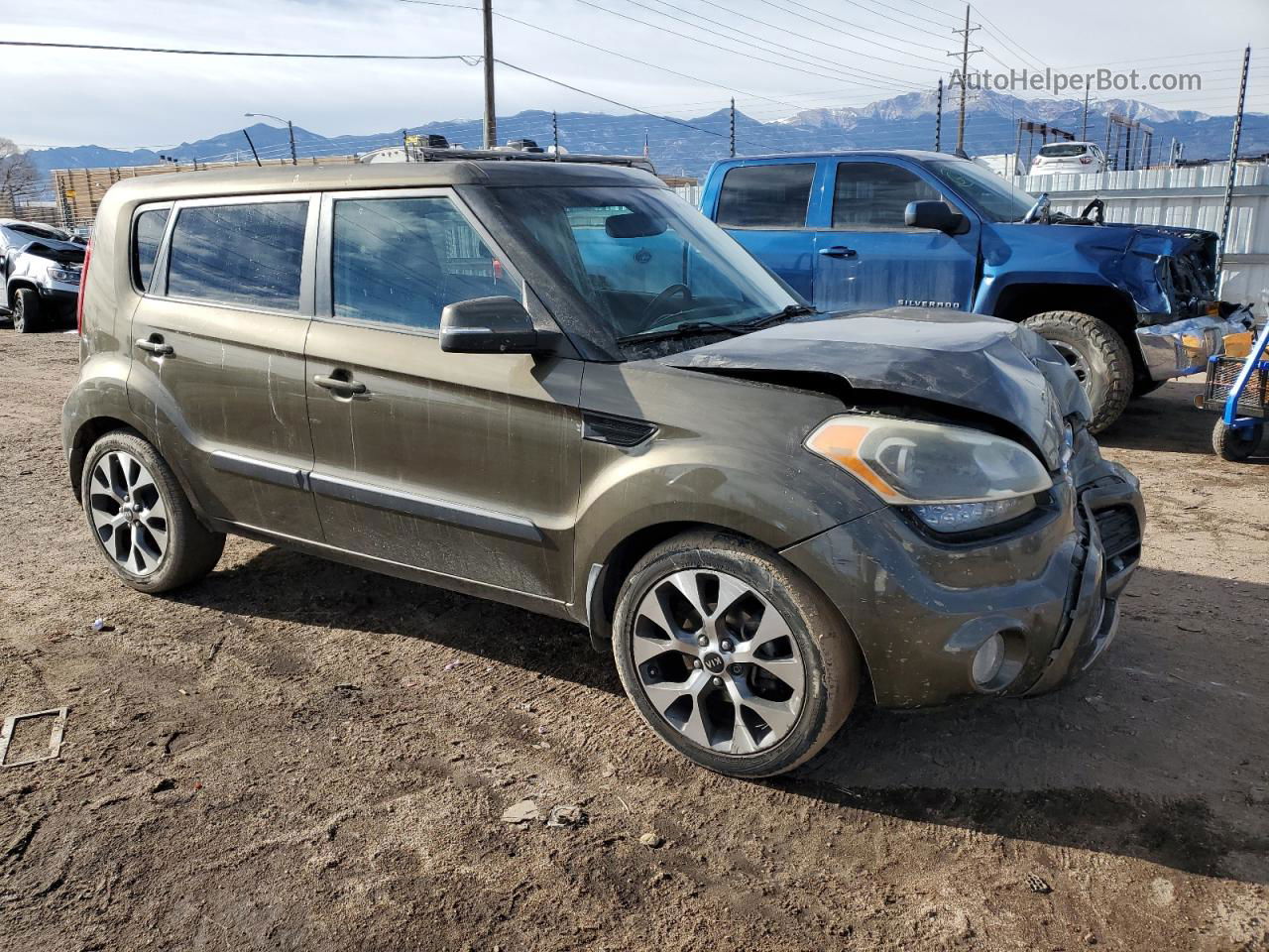 2013 Kia Soul + Brown vin: KNDJT2A63D7559226