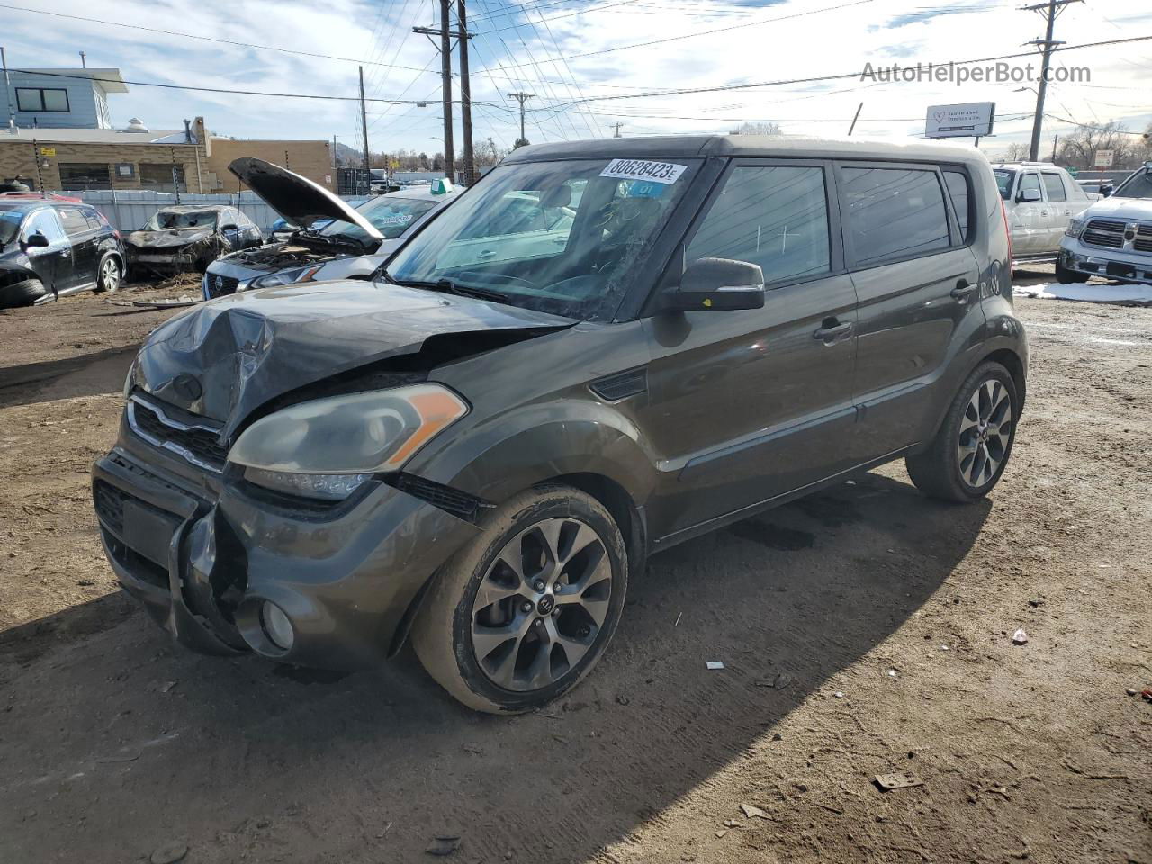 2013 Kia Soul + Brown vin: KNDJT2A63D7559226