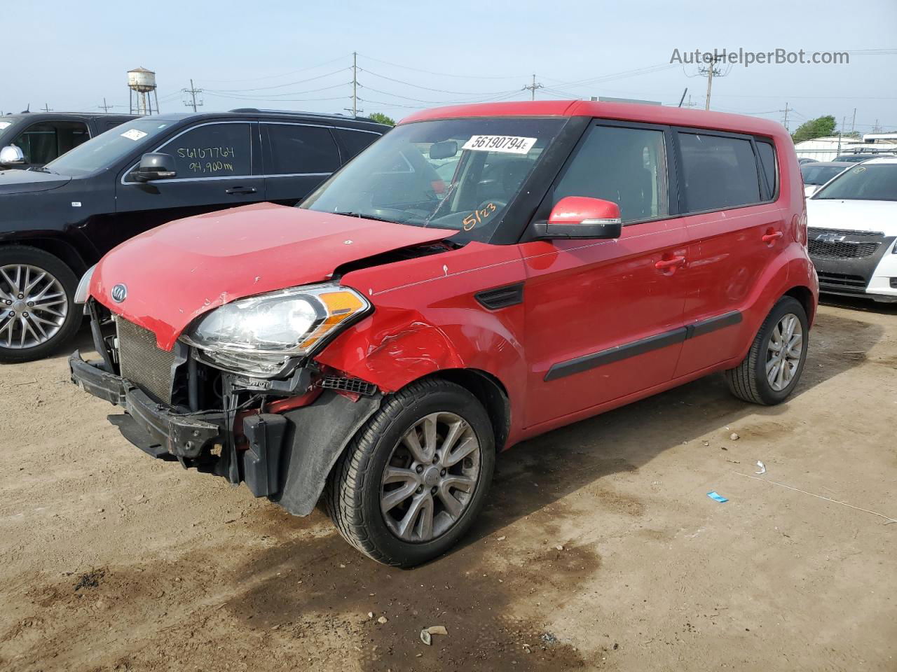 2012 Kia Soul + Red vin: KNDJT2A64C7385908