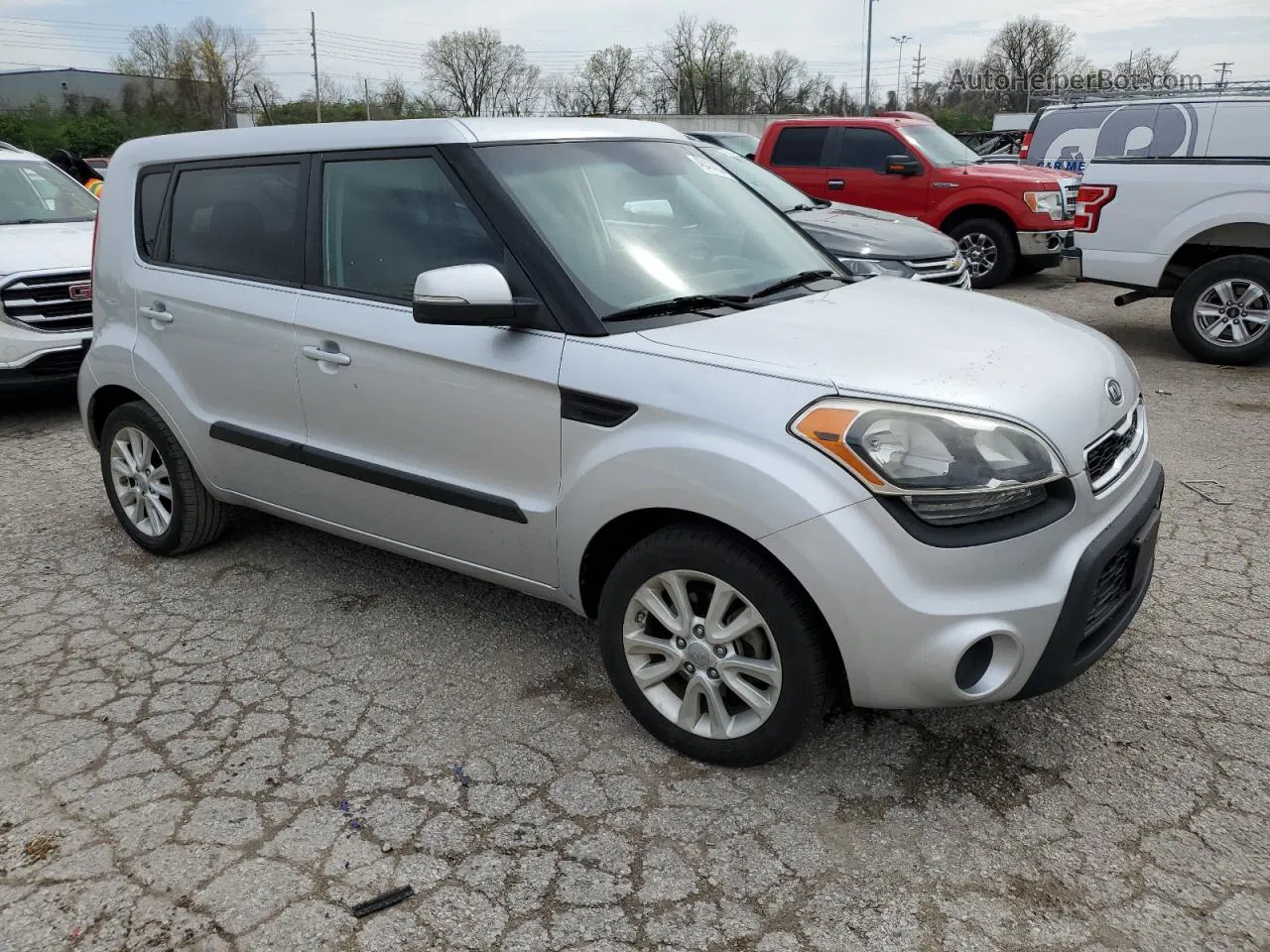 2012 Kia Soul + Серый vin: KNDJT2A64C7409866