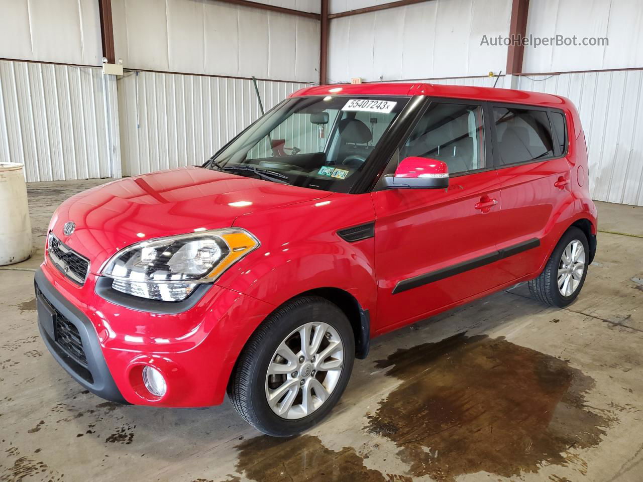 2012 Kia Soul + Red vin: KNDJT2A64C7457545