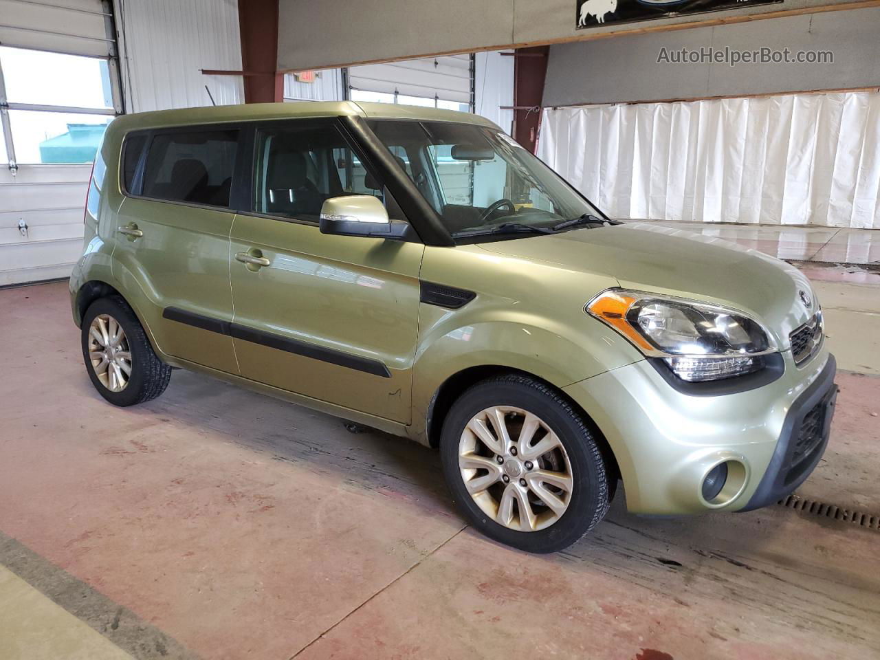 2013 Kia Soul + Зеленый vin: KNDJT2A64D7534156