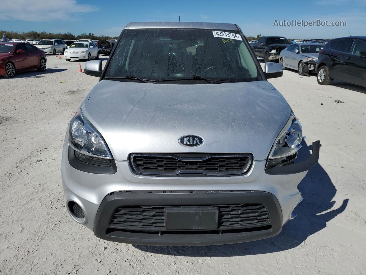 2013 Kia Soul + Серебряный vin: KNDJT2A64D7579761