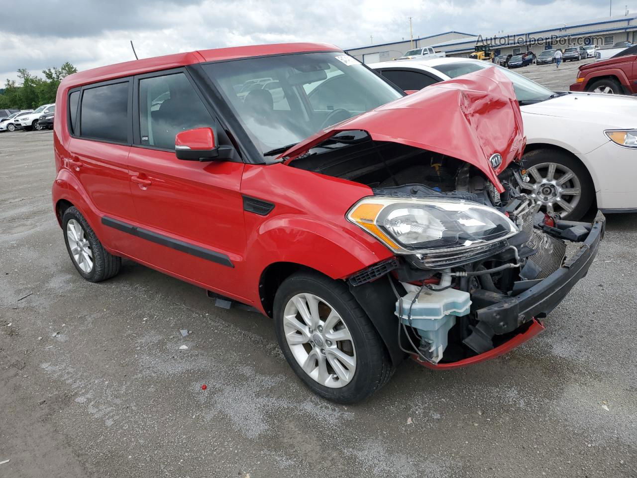 2013 Kia Soul + Red vin: KNDJT2A64D7586399