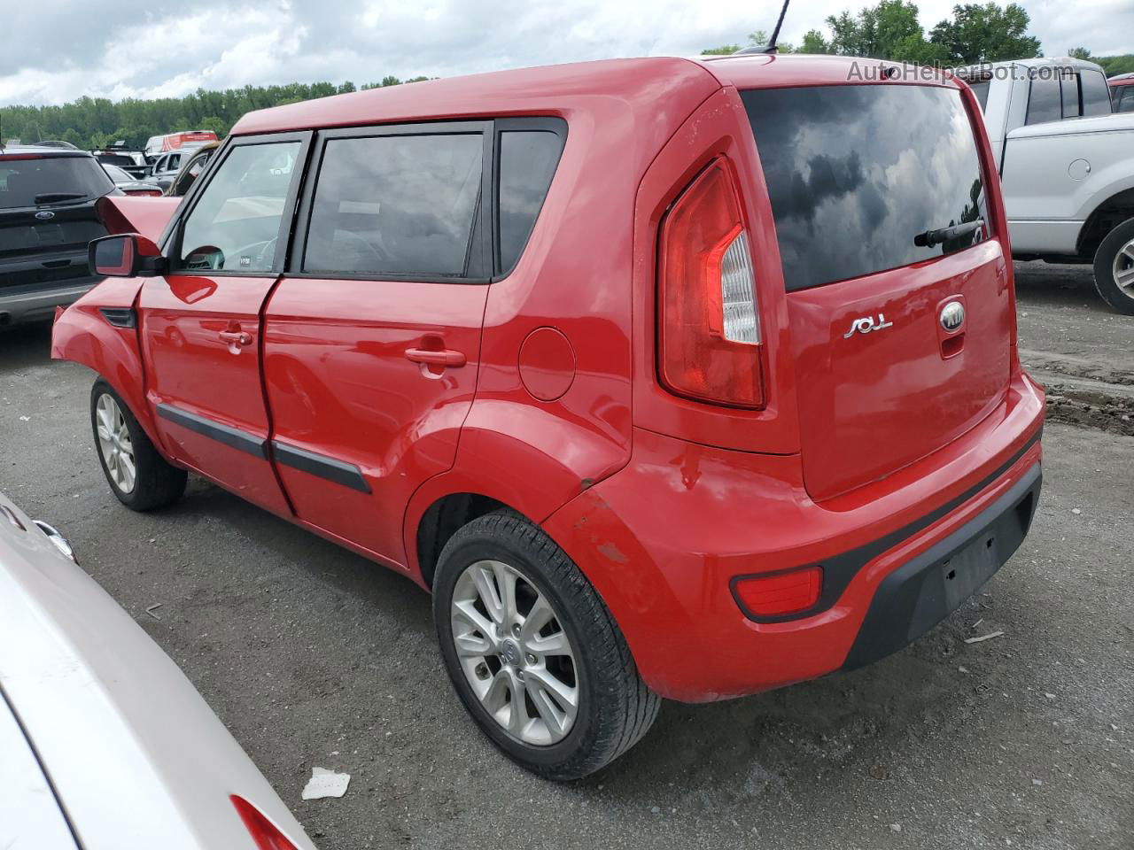 2013 Kia Soul + Red vin: KNDJT2A64D7586399