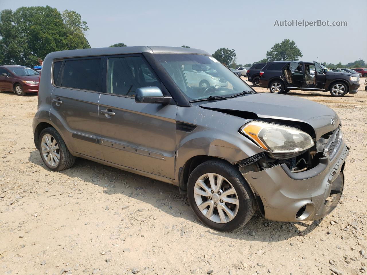 2013 Kia Soul + Gray vin: KNDJT2A65D7529208