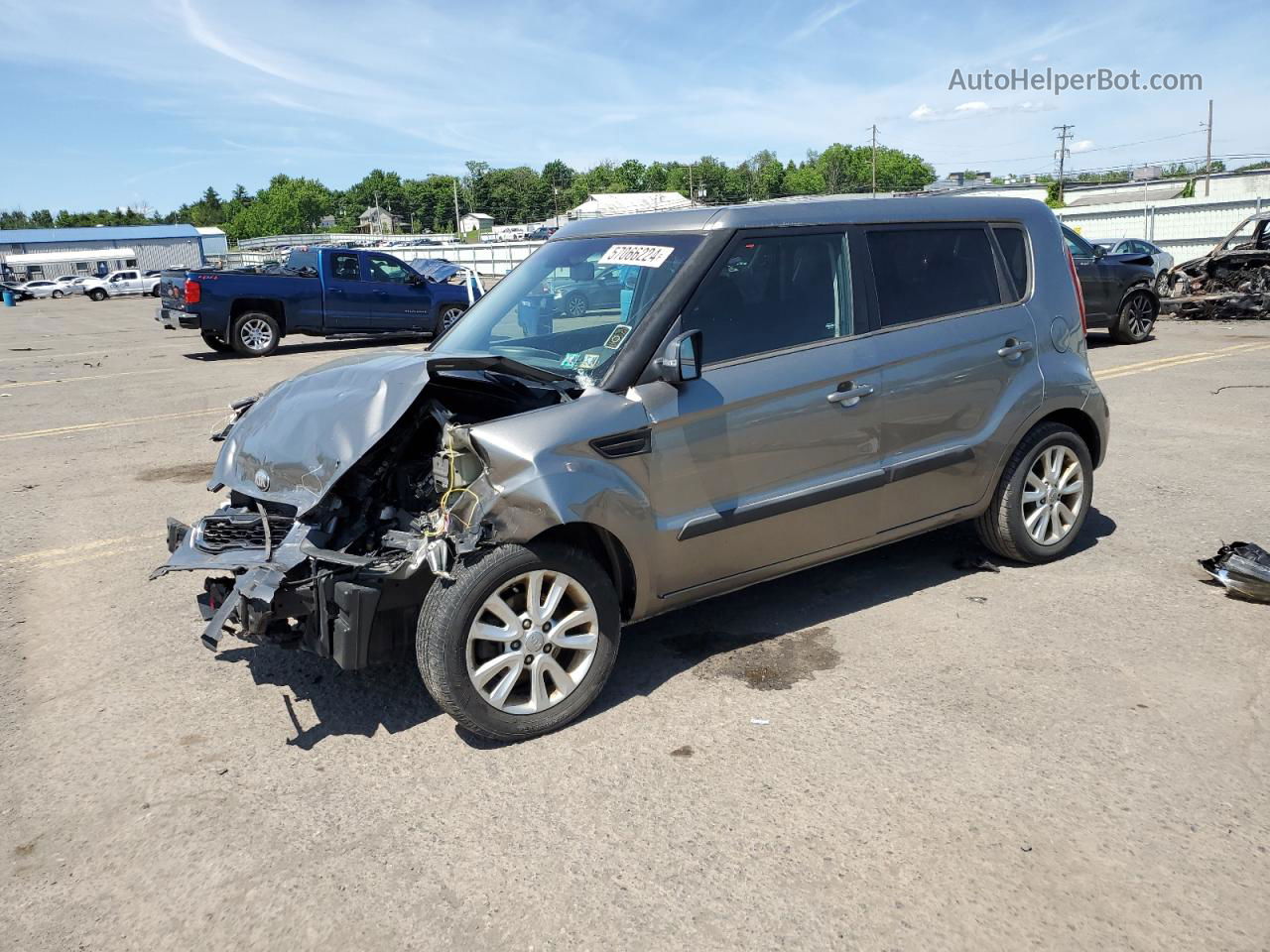 2013 Kia Soul + Серый vin: KNDJT2A65D7569059