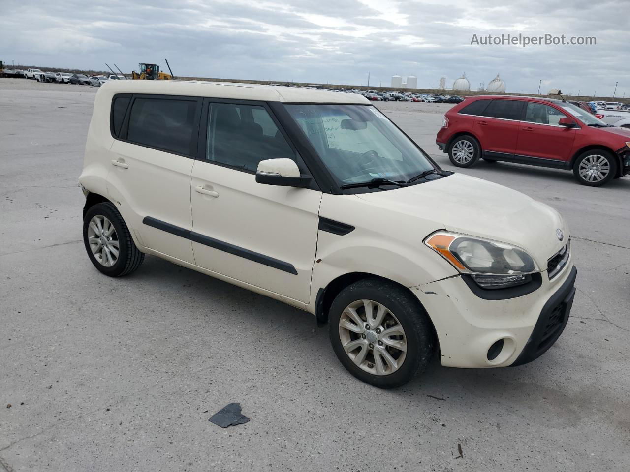 2013 Kia Soul + Желто-коричневый vin: KNDJT2A65D7775529