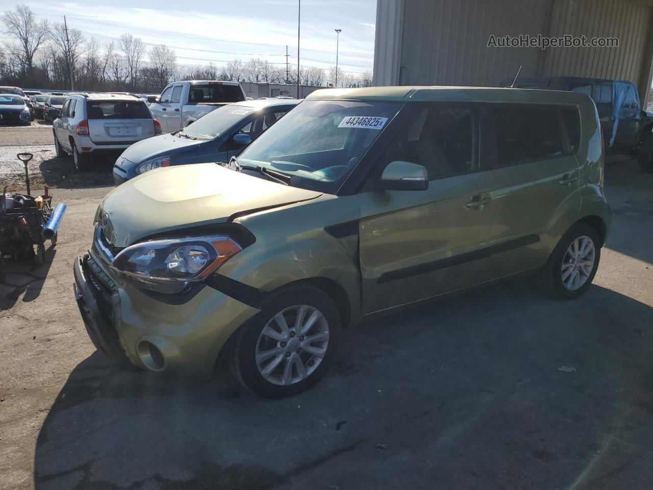 2012 Kia Soul + Зеленый vin: KNDJT2A66C7392388