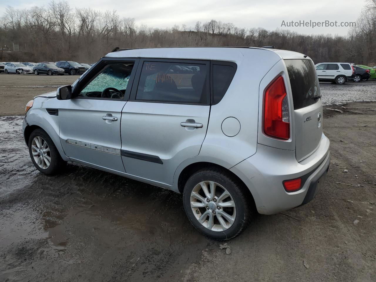 2012 Kia Soul + Серебряный vin: KNDJT2A66C7399115