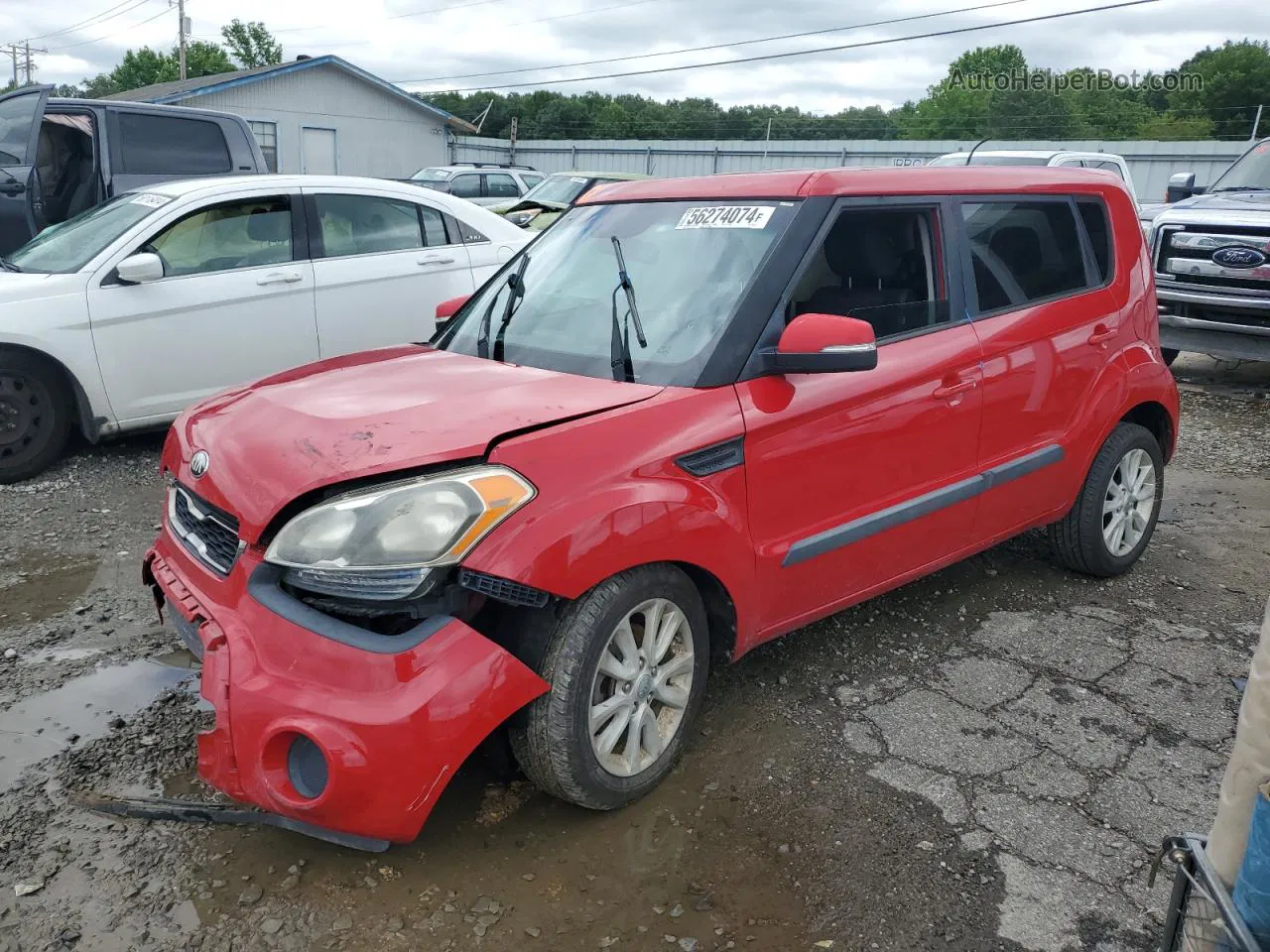 2013 Kia Soul + Red vin: KNDJT2A66D7503121