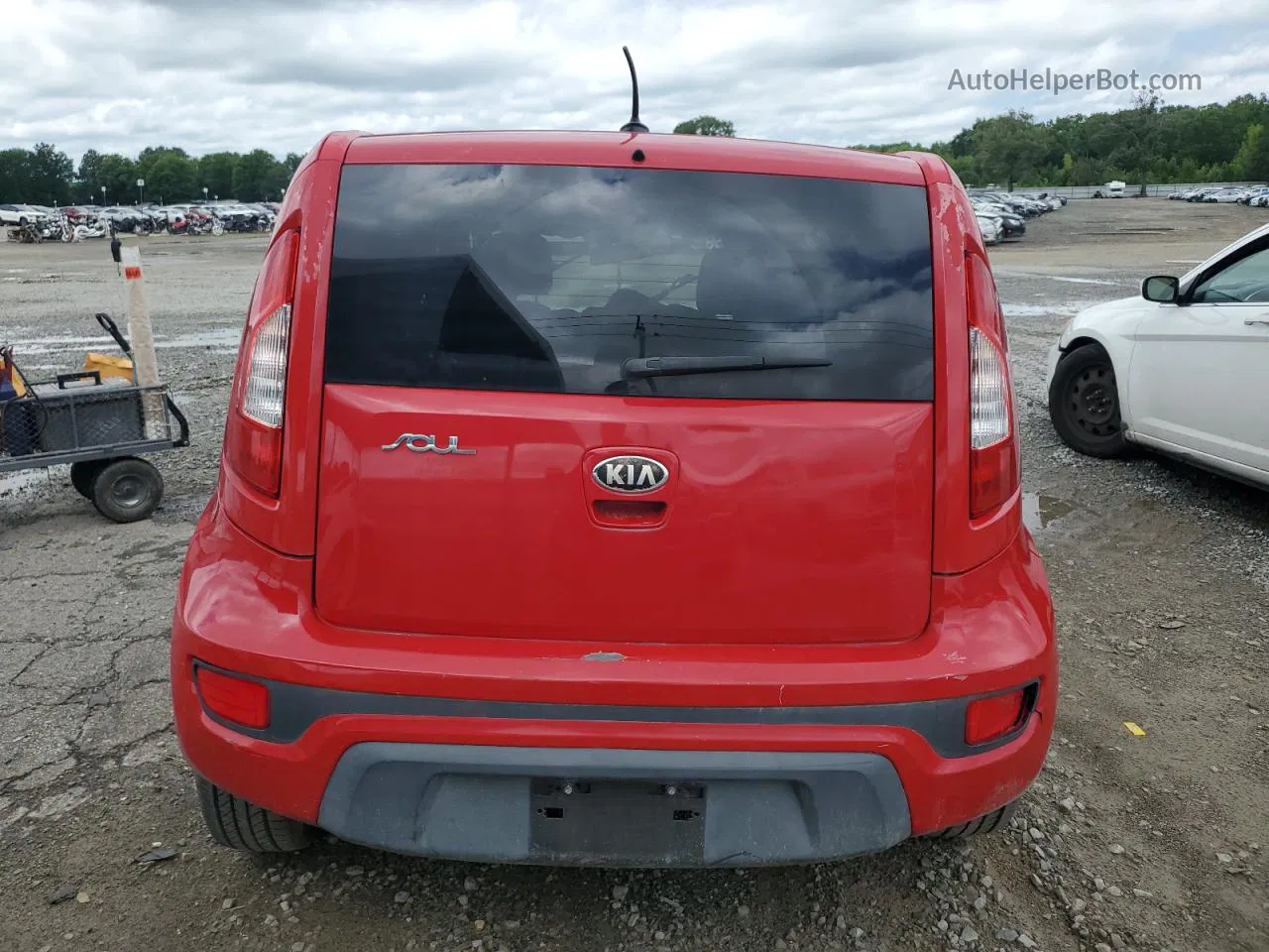 2013 Kia Soul + Red vin: KNDJT2A66D7503121