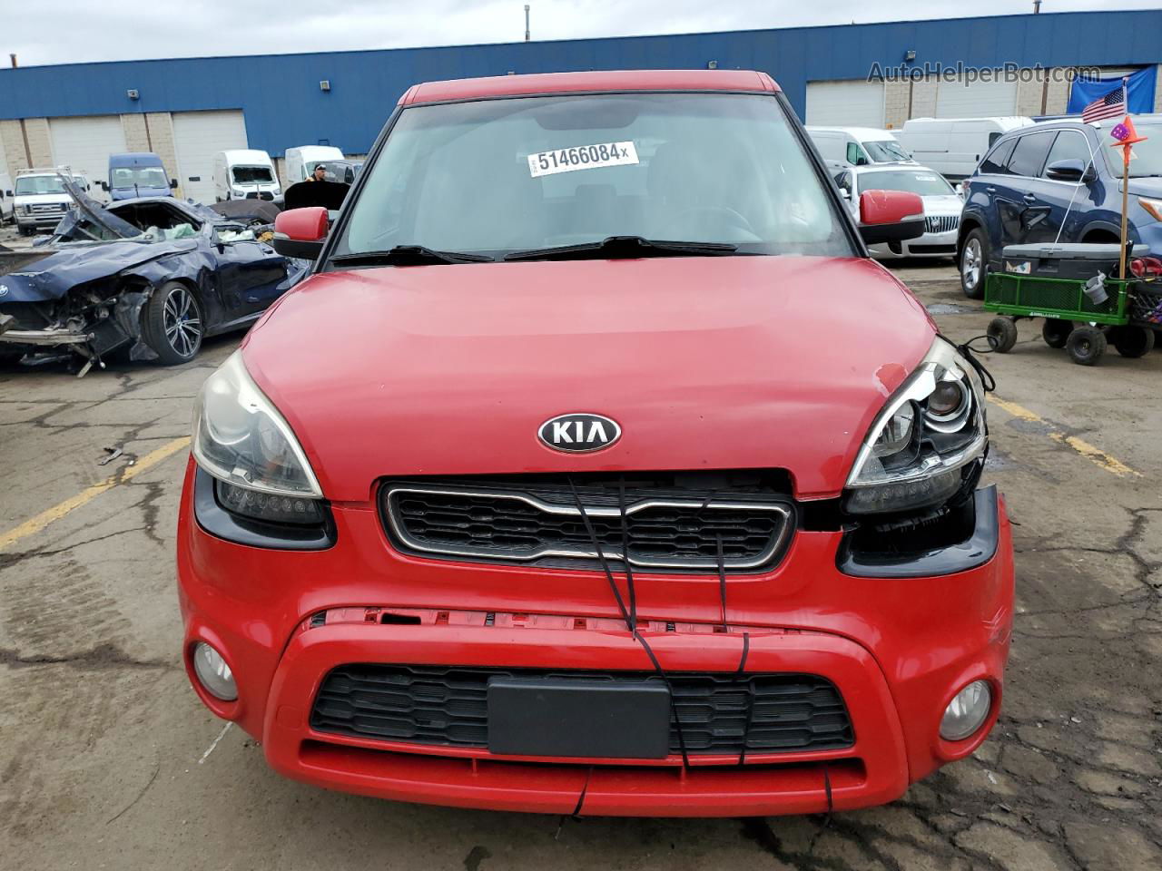 2013 Kia Soul + Красный vin: KNDJT2A66D7521134