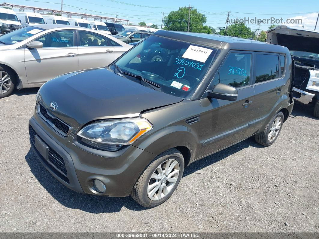 2013 Kia Soul + Brown vin: KNDJT2A66D7523434