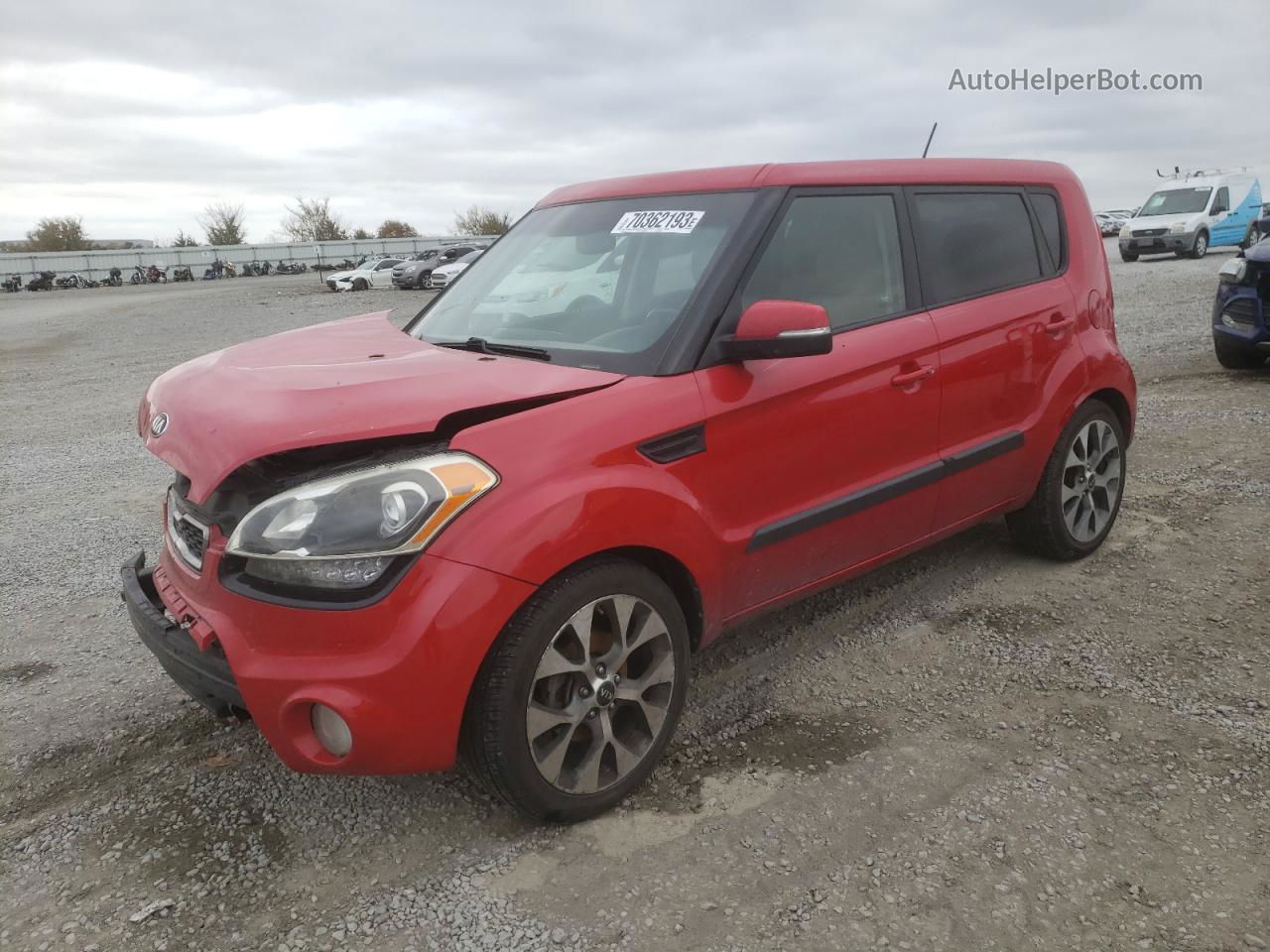 2013 Kia Soul + Красный vin: KNDJT2A66D7628894