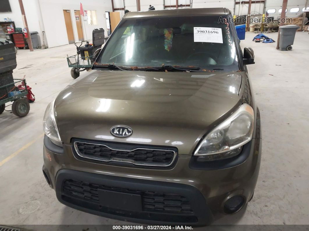 2012 Kia Soul + Brown vin: KNDJT2A67C7477403