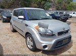 2013 Kia Soul + Silver vin: KNDJT2A67D7504455