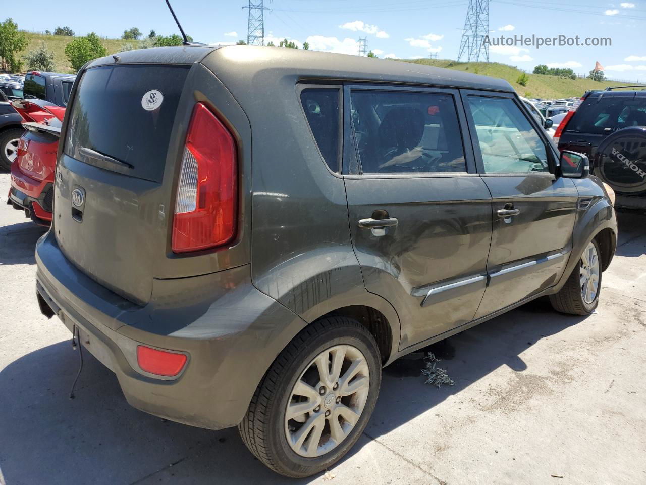 2012 Kia Soul + Brown vin: KNDJT2A68C7371994