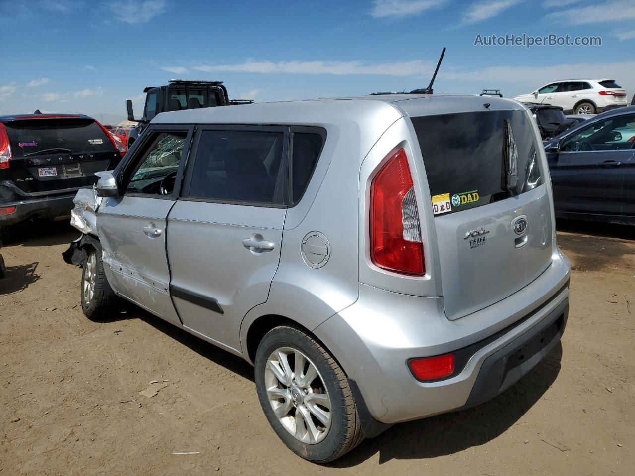 2012 Kia Soul + Silver vin: KNDJT2A68C7395731