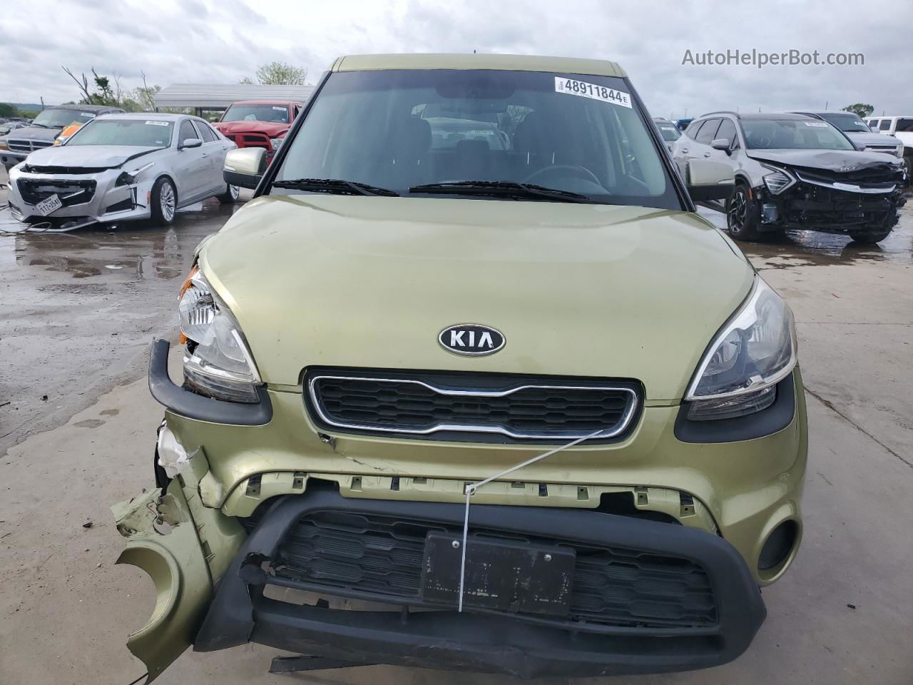 2012 Kia Soul + Green vin: KNDJT2A68C7398175