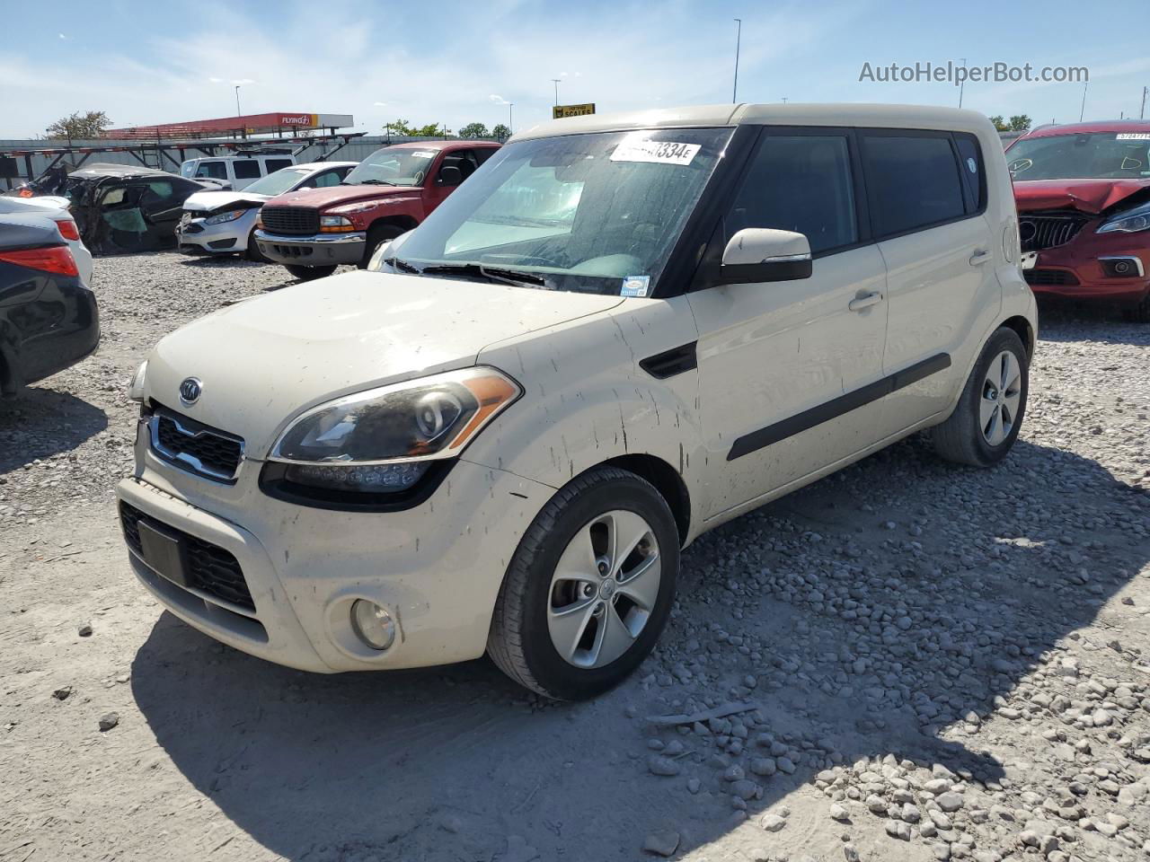 2012 Kia Soul + Beige vin: KNDJT2A68C7461176