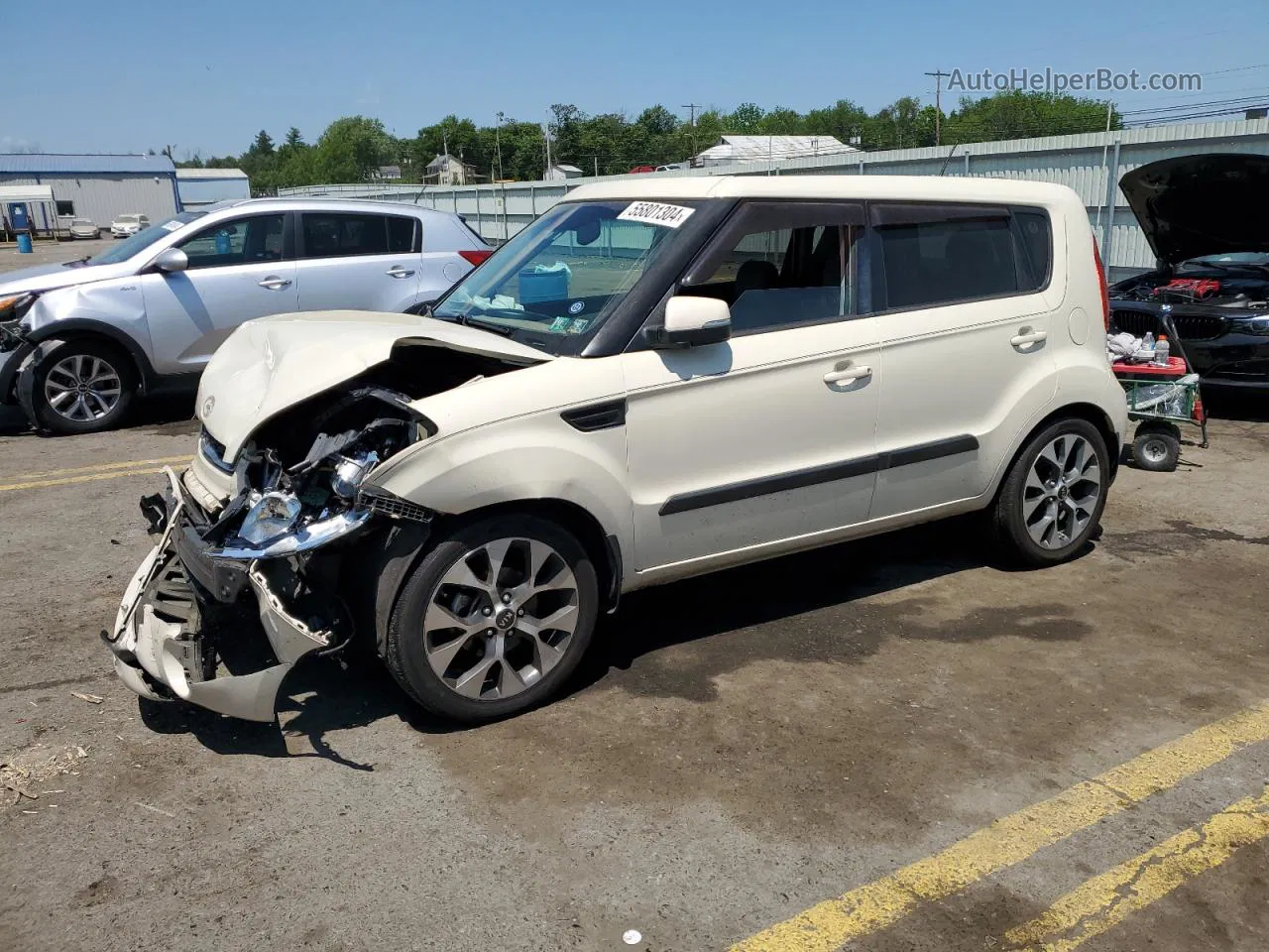 2013 Kia Soul + Cream vin: KNDJT2A68D7485897