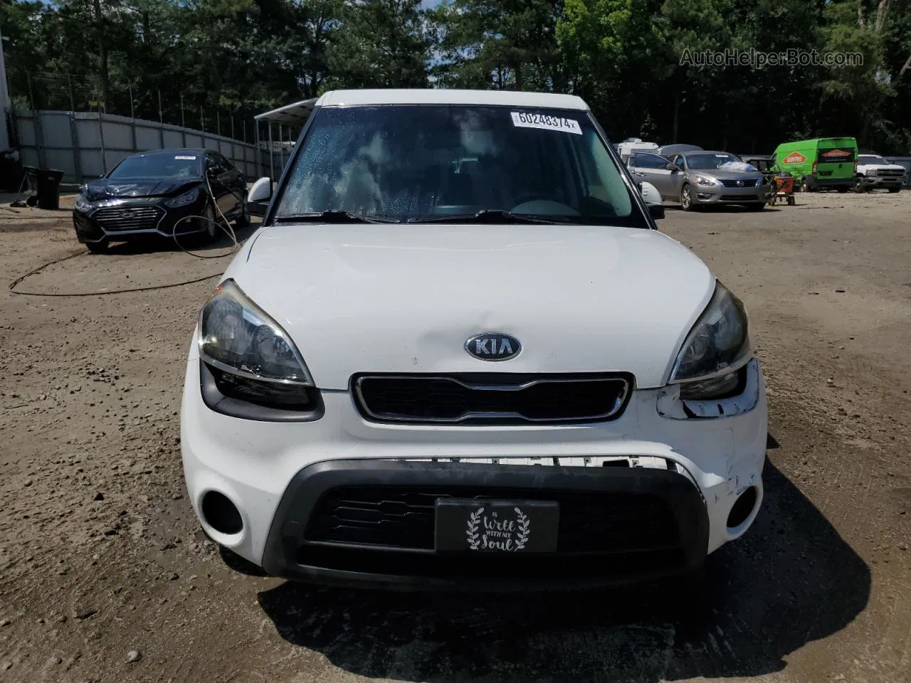 2013 Kia Soul + Белый vin: KNDJT2A68D7549789