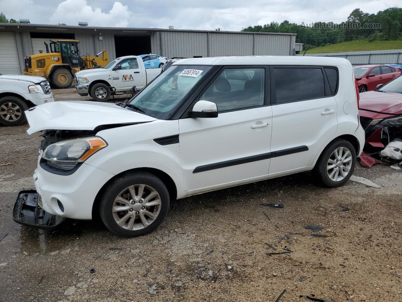 2012 Kia Soul + White vin: KNDJT2A69C7372006