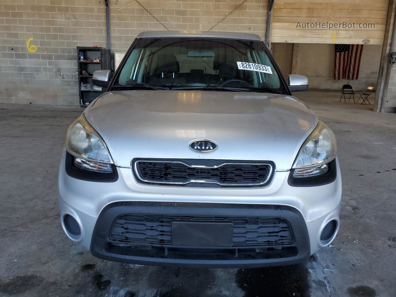 2012 Kia Soul + Серебряный vin: KNDJT2A69C7410530