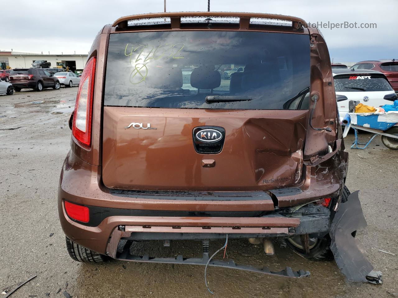 2012 Kia Soul + Brown vin: KNDJT2A69C7422032