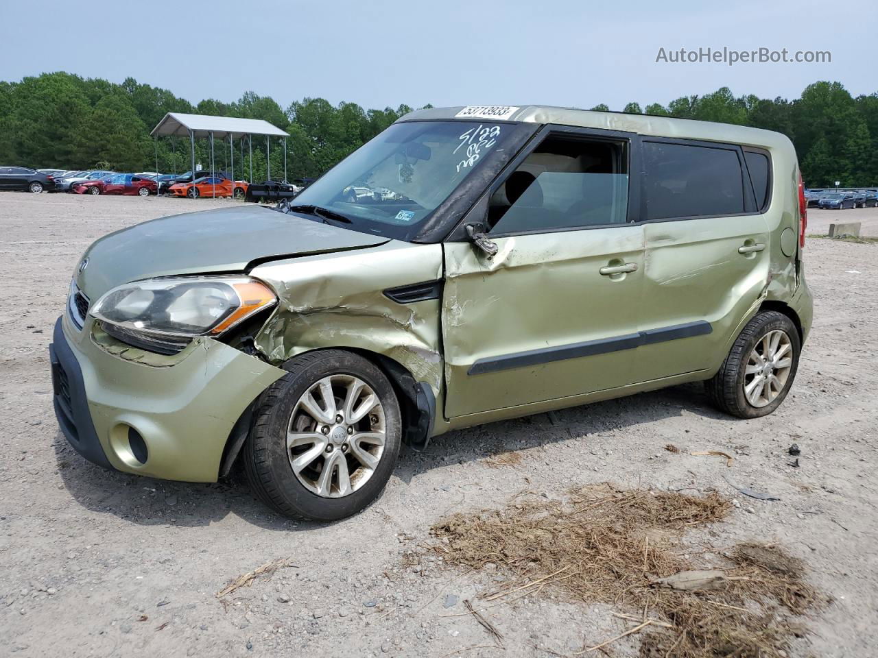 2012 Kia Soul + Green vin: KNDJT2A69C7457752