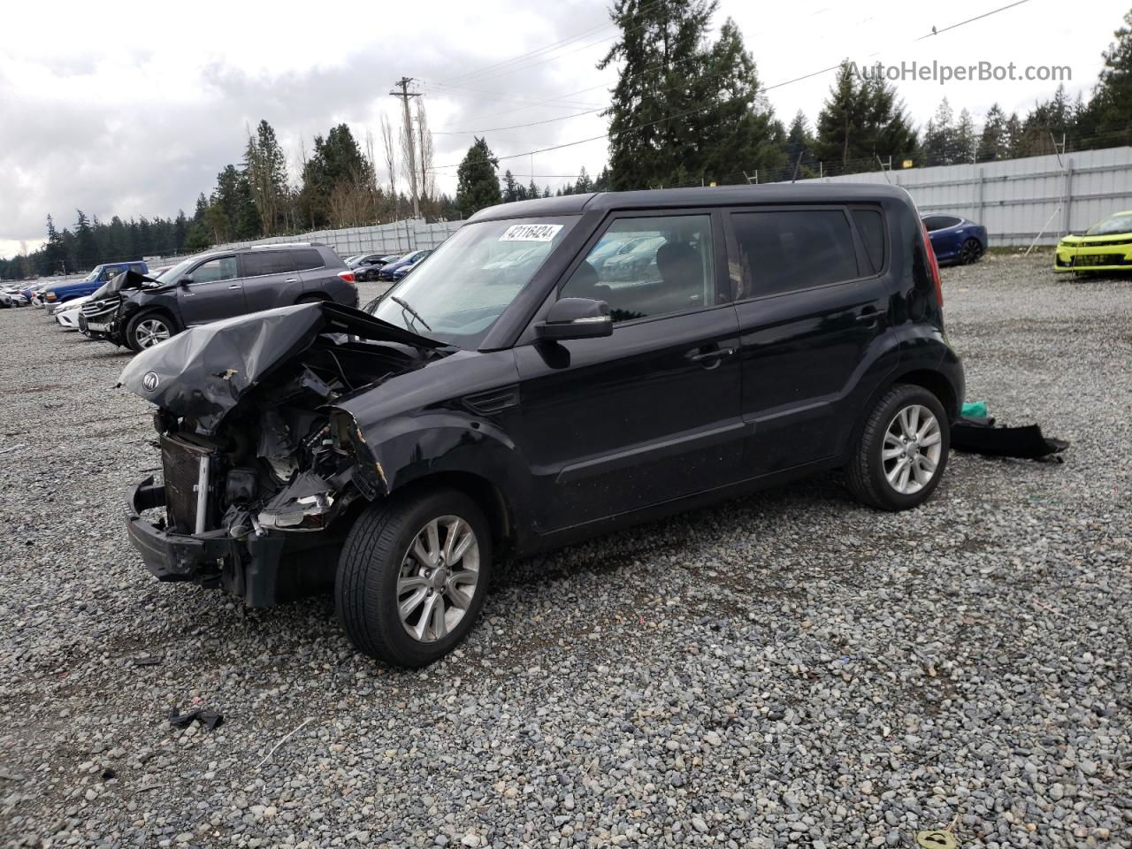 2013 Kia Soul + Черный vin: KNDJT2A69D7487920