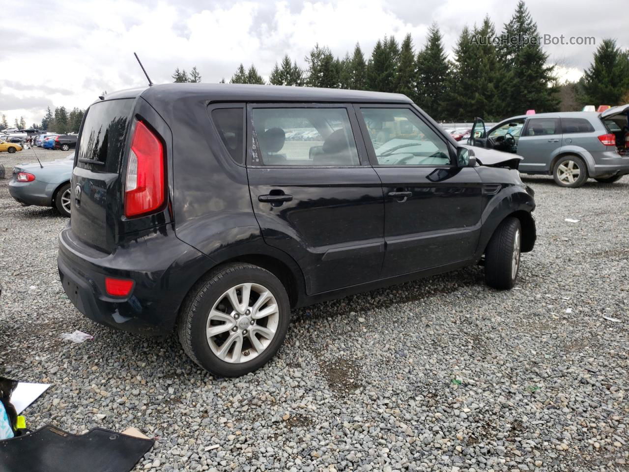 2013 Kia Soul + Черный vin: KNDJT2A69D7487920